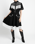 The Y'allternative Spider Web Embroidered Western Tassel Dress Pre-Order