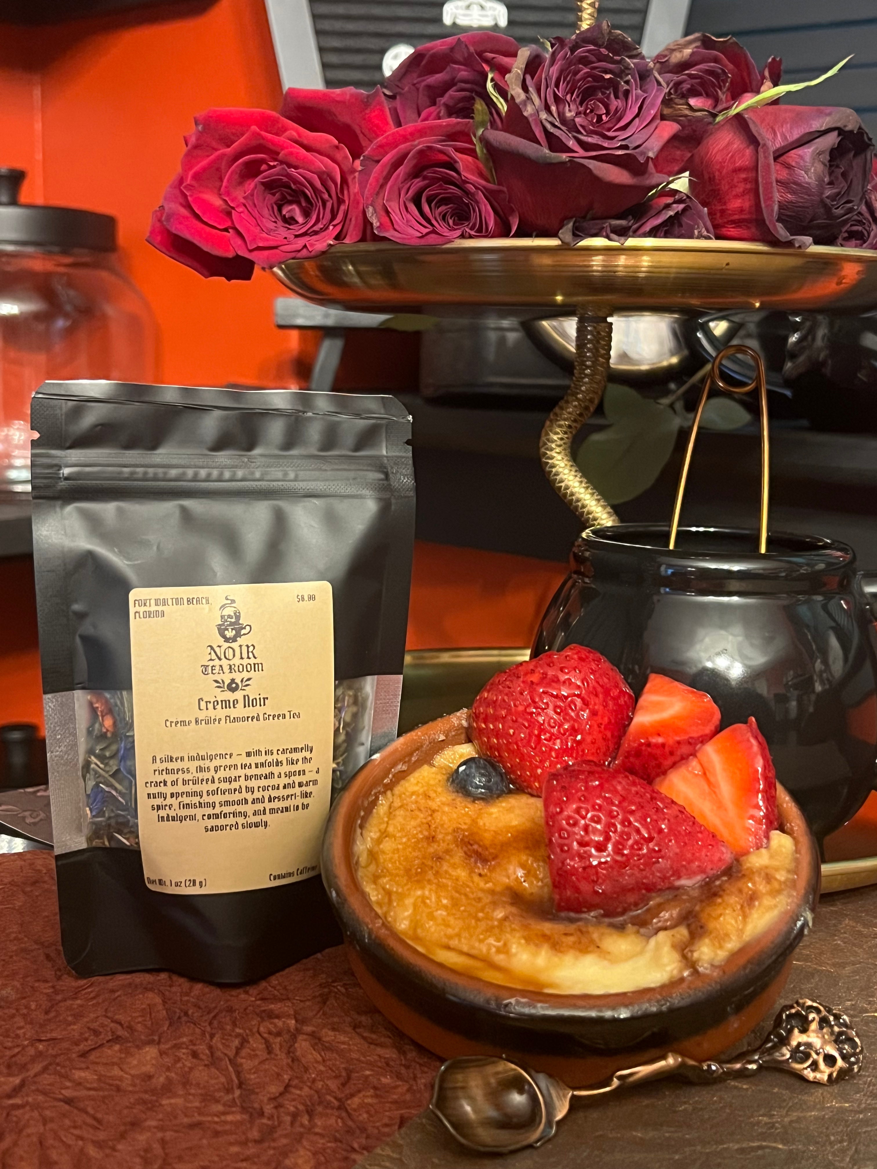 Crème Noir - Crème Brulee Green Tea